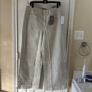 Wit & Wisdom wide leg Birch color Trousers. NWT